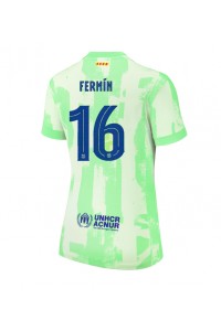 Barcelona Fermin Lopez #16 Voetbaltruitje 3e tenue Dames 2024-25 Korte Mouw